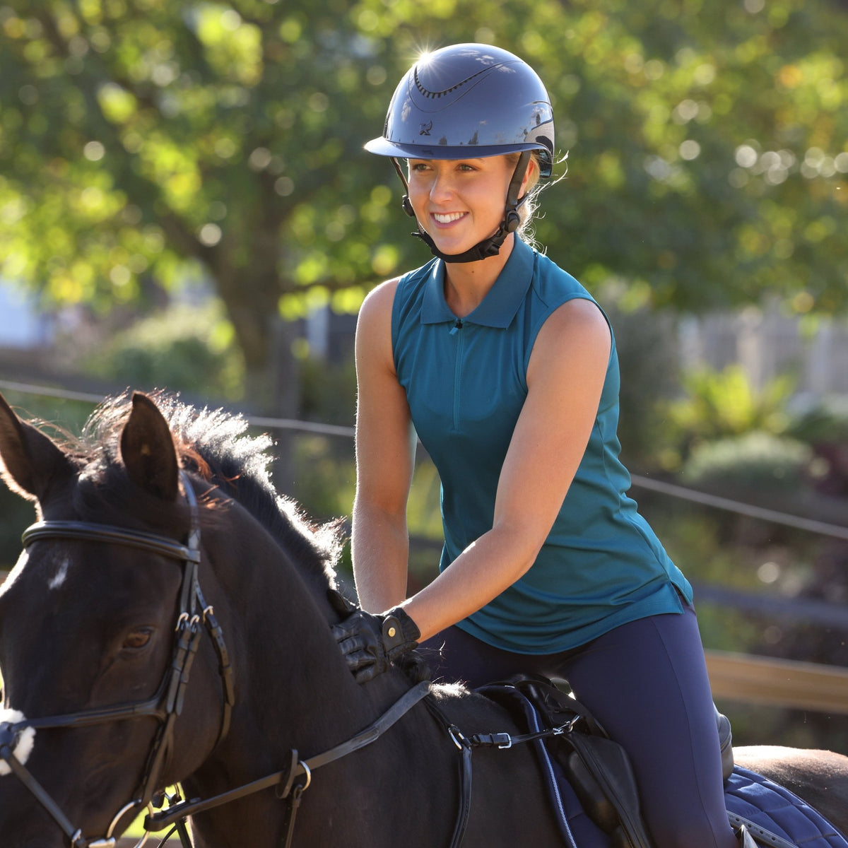 Aubrion React Sleeveless Tech Polo - Nags Essentials