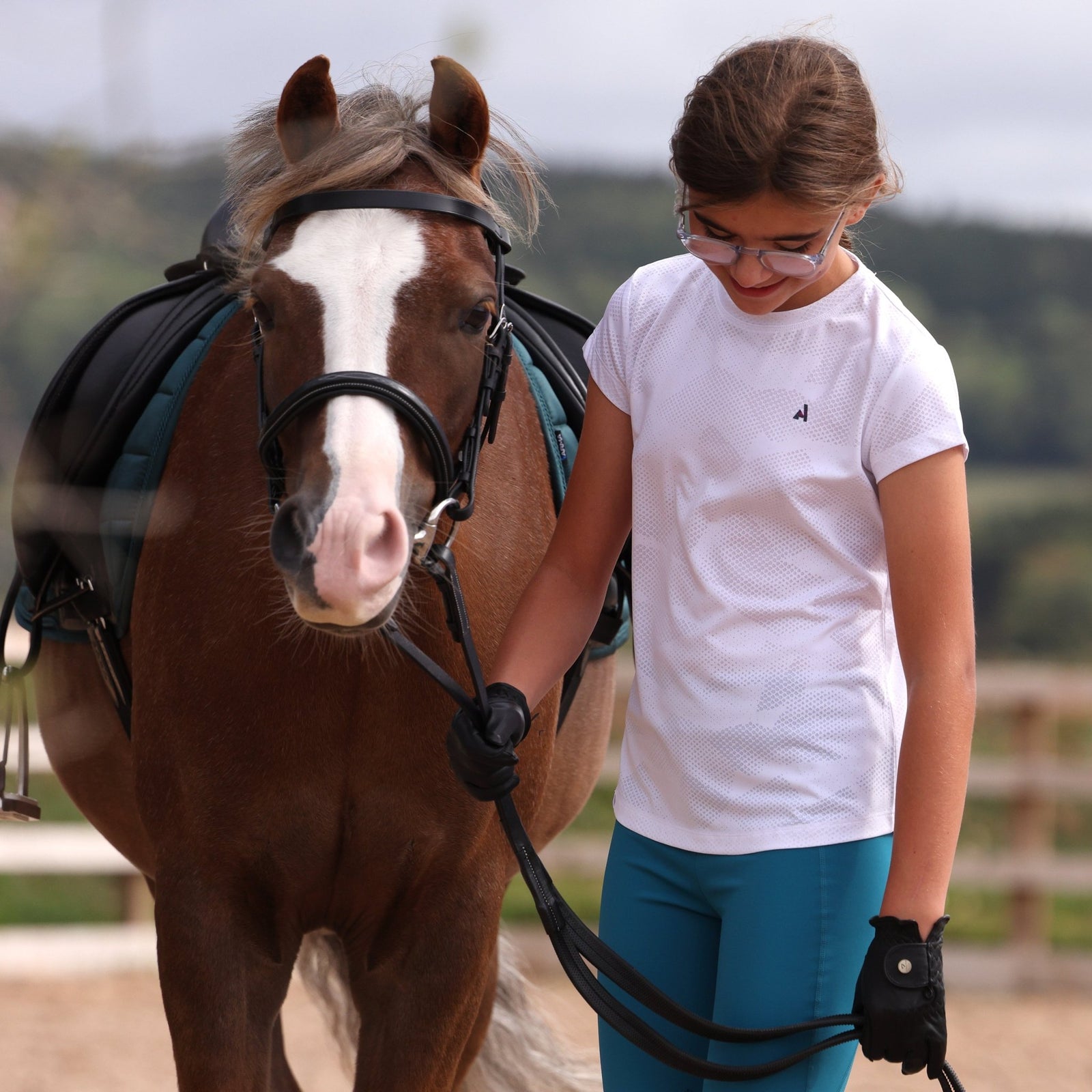 Aubrion React Tech T-Shirt - Young Rider - Nags Essentials