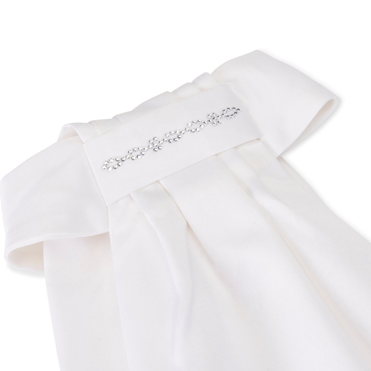 Aubrion Witley Ready Tied Stock - White - Nags Essentials