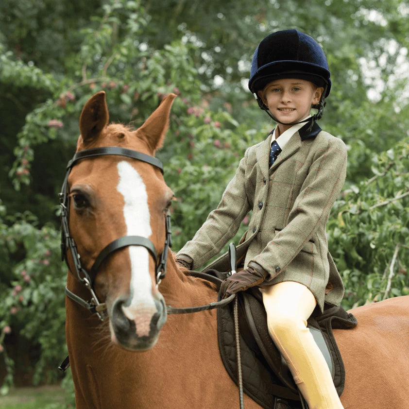 Equetech Junior Launton Deluxe Tweed Riding Jacket
