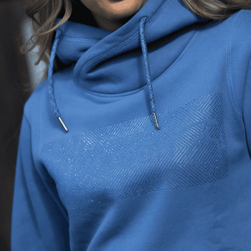 Crystal Signature Cross-Over Hoodie