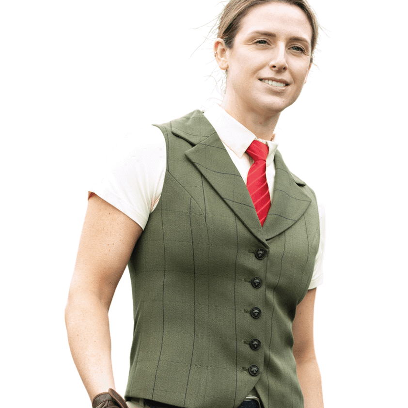 Bellingham Deluxe Show Waistcoat - Green - Nags Essentials