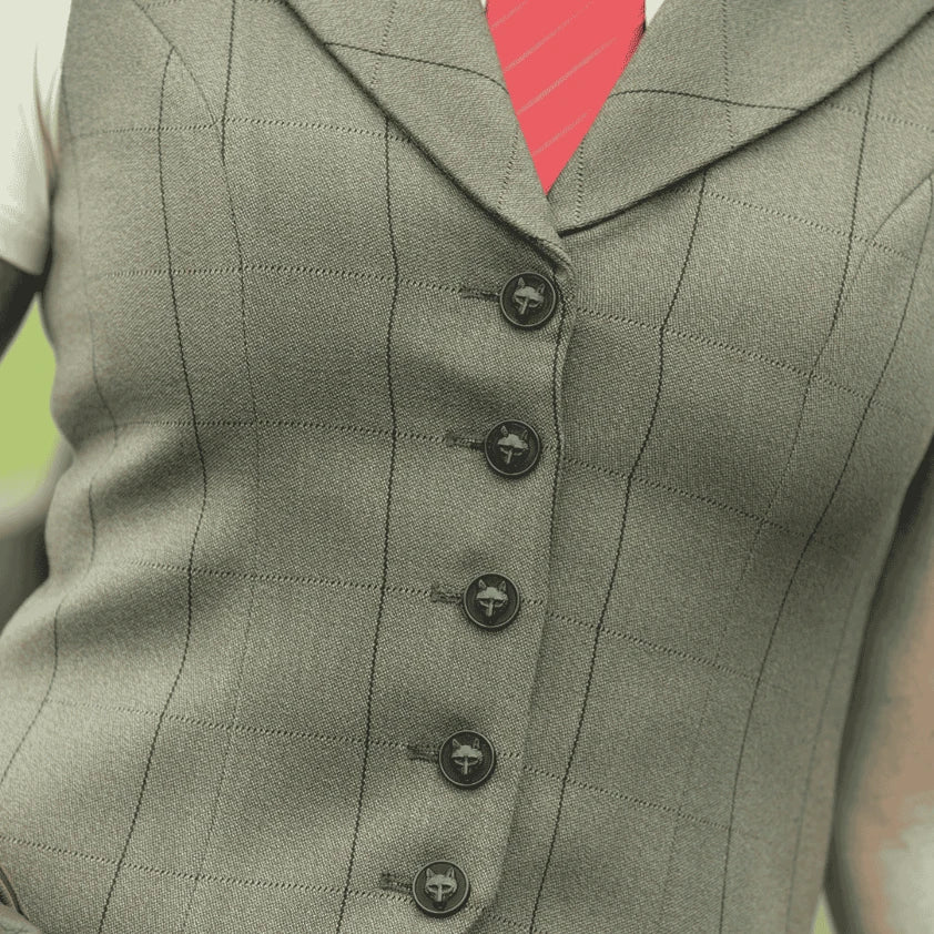 Bellingham Deluxe Show Waistcoat - Green - Nags Essentials