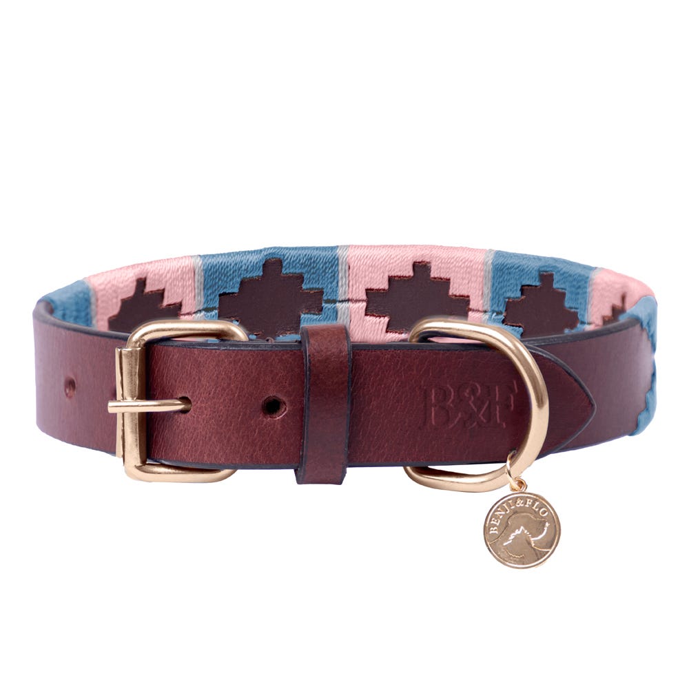 Benji & Flo Sublime Polo Leather Dog Collar - Nags Essentials