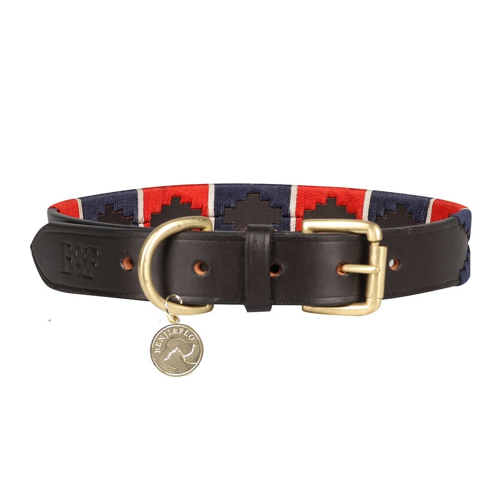 Benji & Flo Sublime Polo Leather Dog Collar - Nags Essentials