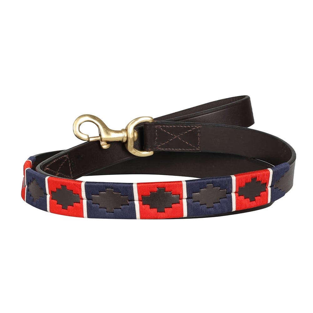 Benji & Flo Sublime Polo Leather Dog Lead - Nags Essentials