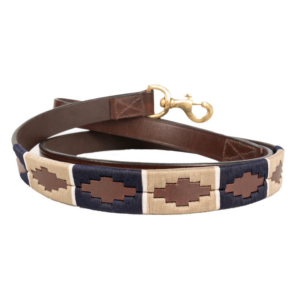 Benji & Flo Sublime Polo Leather Dog Lead - Nags Essentials
