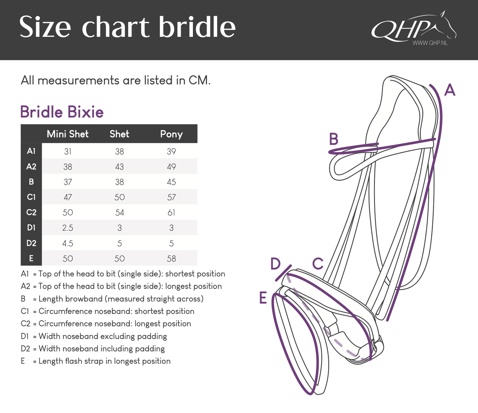 Bixie Mini Pony Bridle - Nags Essentials