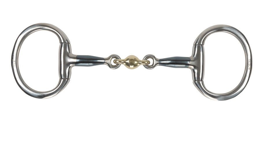 Blue Sweet Iron Flat Eggbutt with Lozenge - Nags Essentials