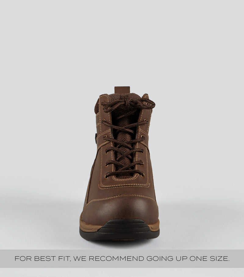 Premier Equine Borelli Waterproof Laced Boot - Brown