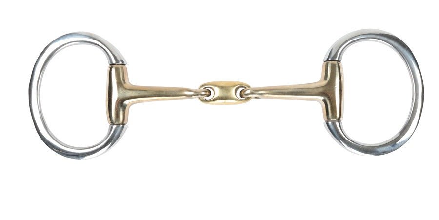 Brass Alloy Flat Ring Eggbutt with Lozenge - Nags Essentials