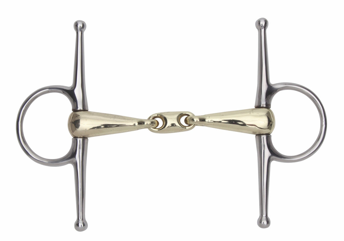 Brass Alloy Snaffle with Lozenge - Nags Essentials