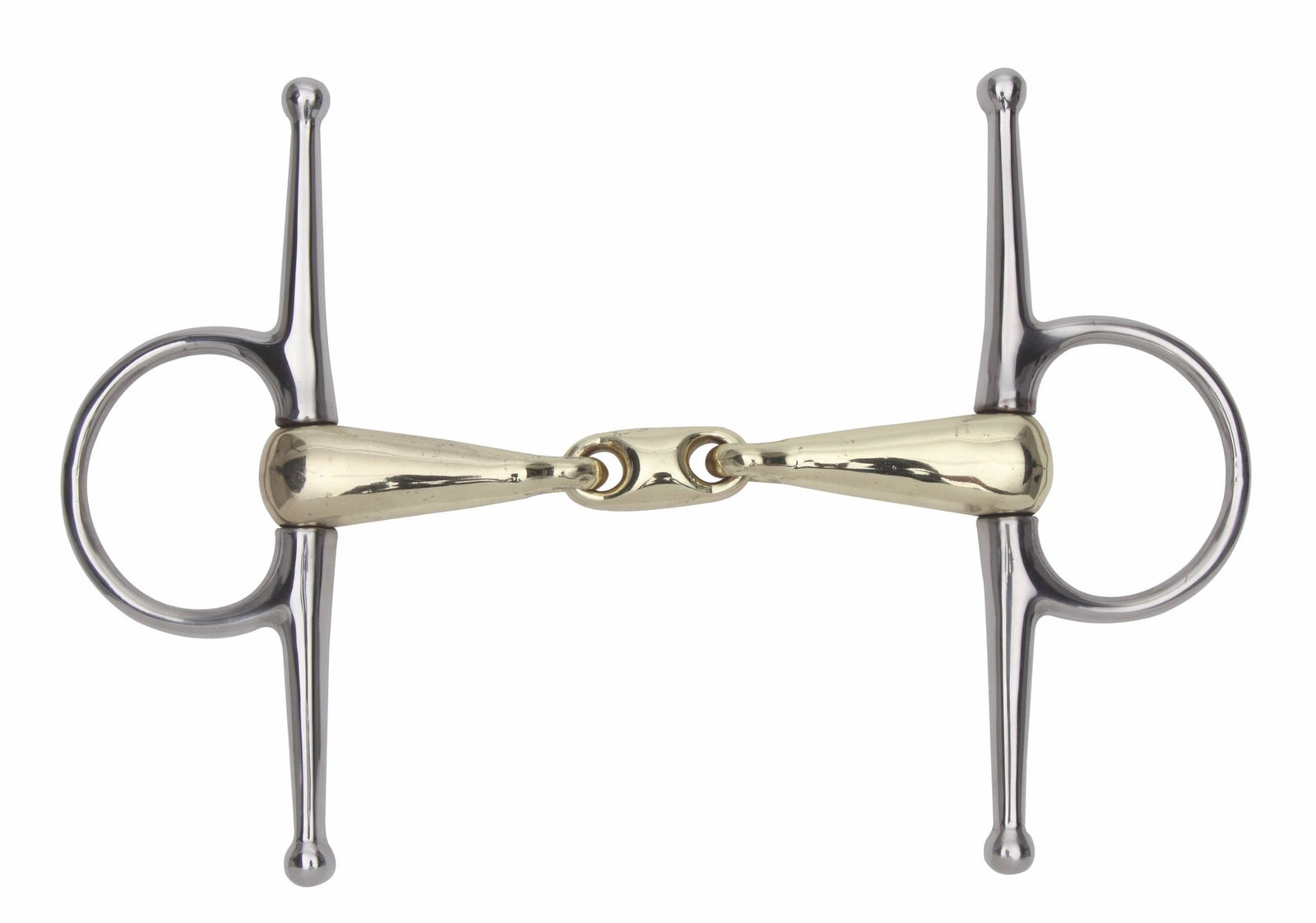 Brass Alloy Snaffle with Lozenge - Nags Essentials