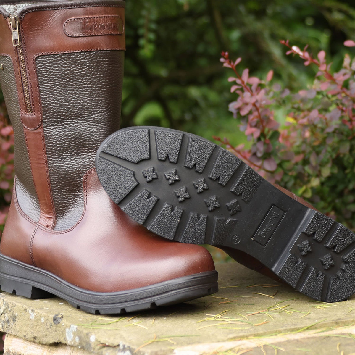 Brogini Abruzzo Mid - Calf Country Boots - Brown - Nags Essentials