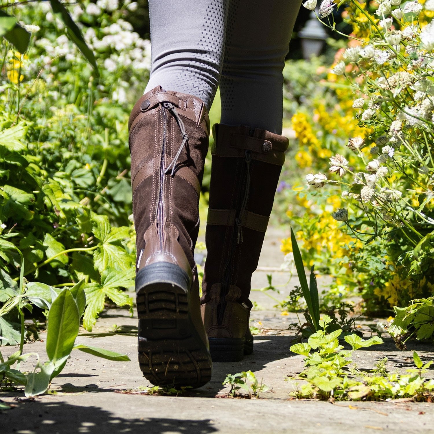 Brogini Hollingworth Zip Country Boots - Brown - Nags Essentials