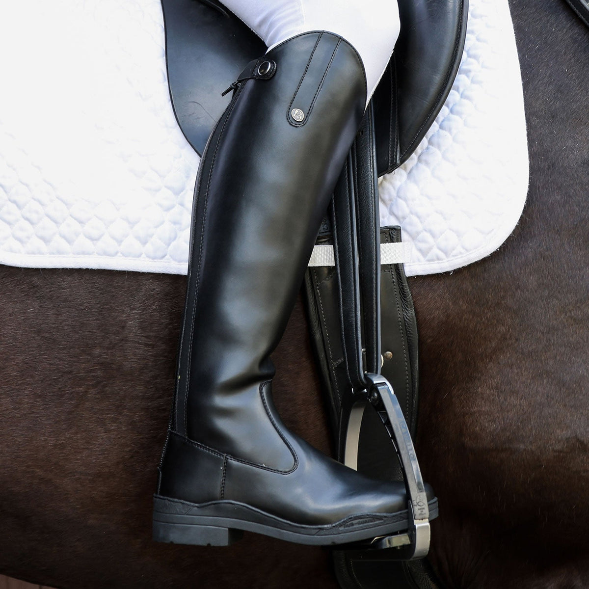 Brogini Modena Vegan Riding Boots - Black - Nags Essentials