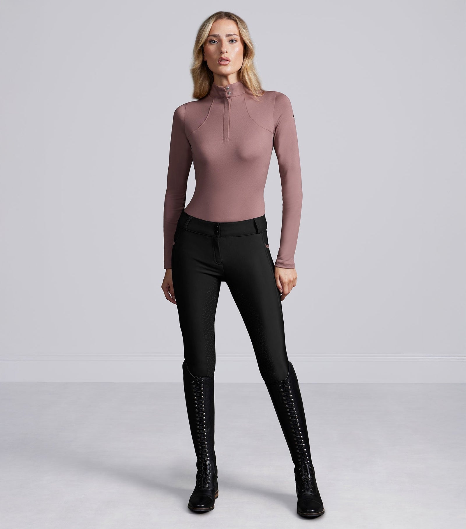 Catori Womens Gel Full Seat Riding Breeches Black