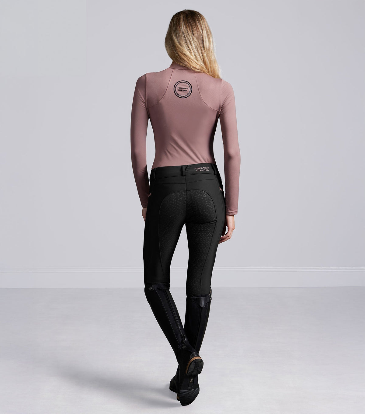 Catori Womens Gel Full Seat Riding Breeches Black