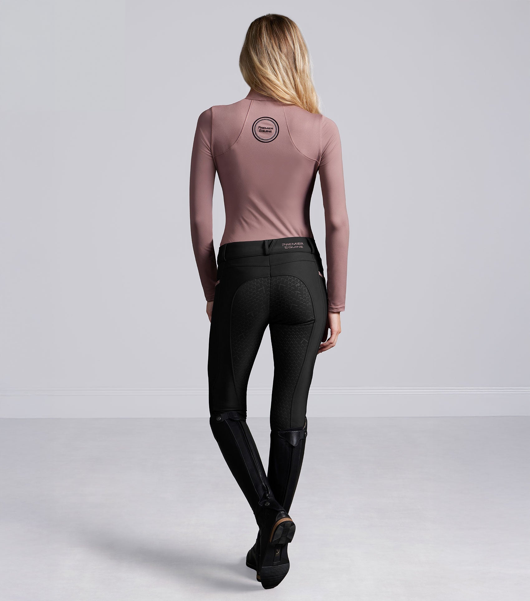 Catori Womens Gel Full Seat Riding Breeches Black