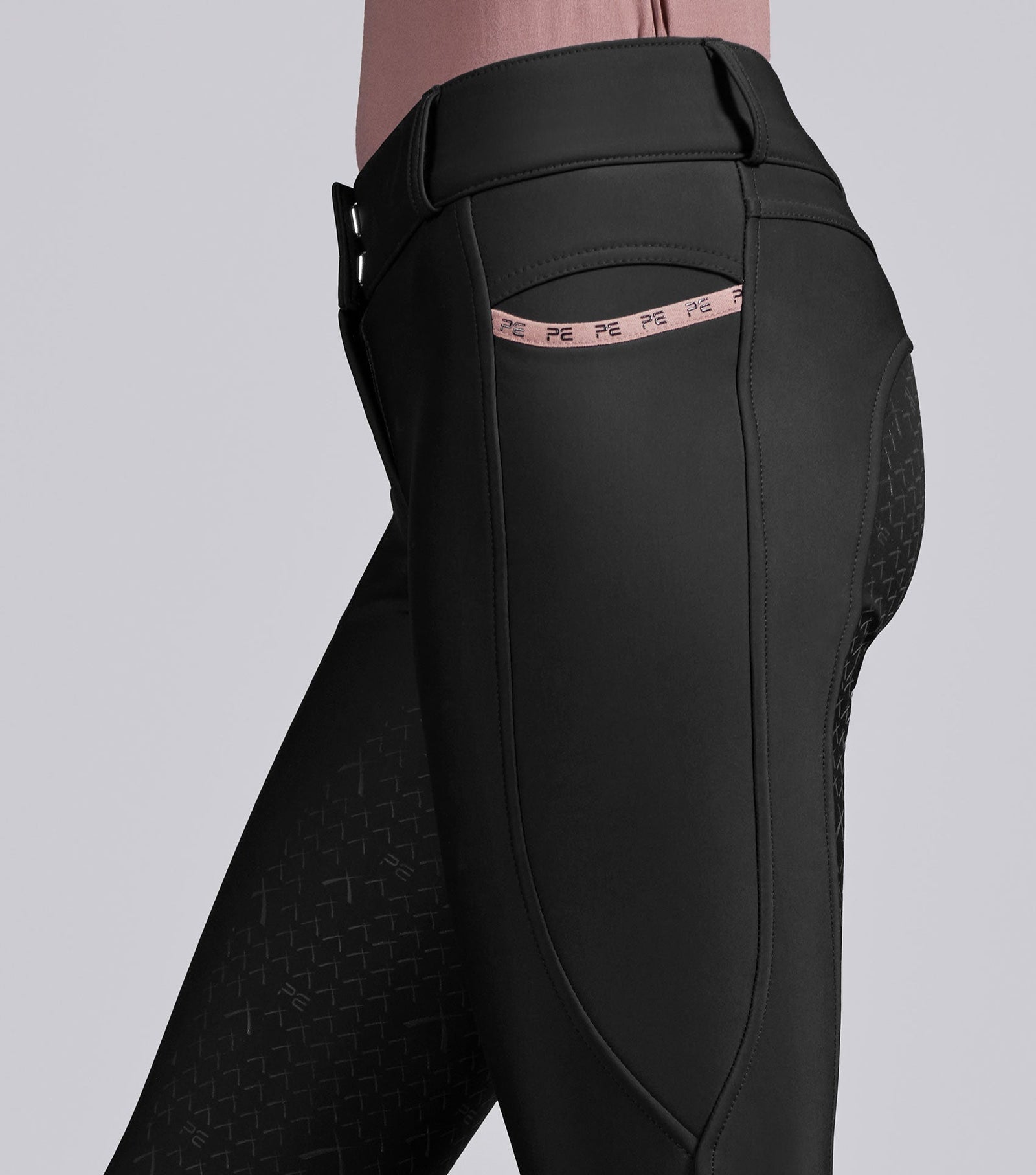 Catori Womens Gel Full Seat Riding Breeches Black