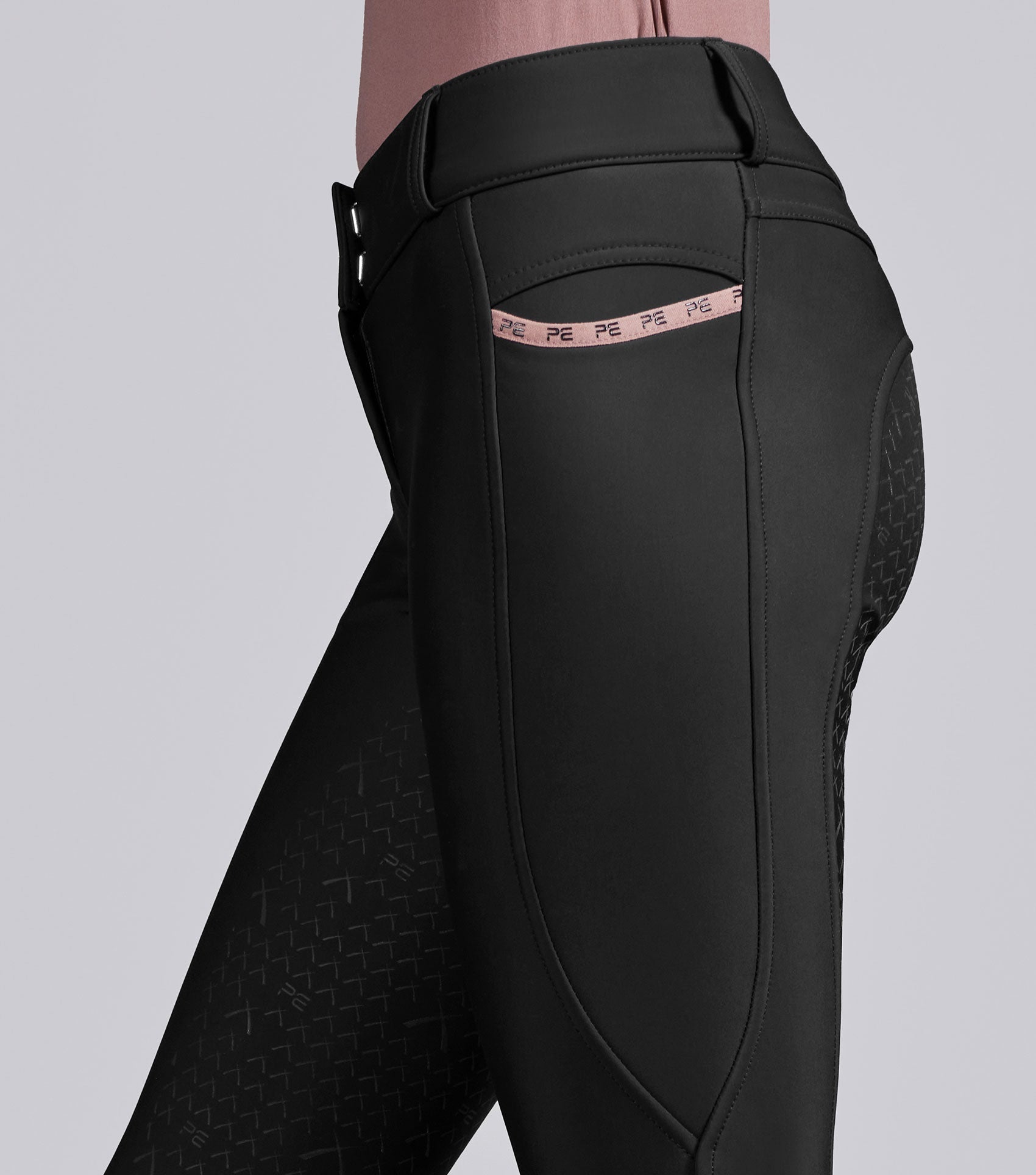 Catori Womens Gel Full Seat Riding Breeches Black