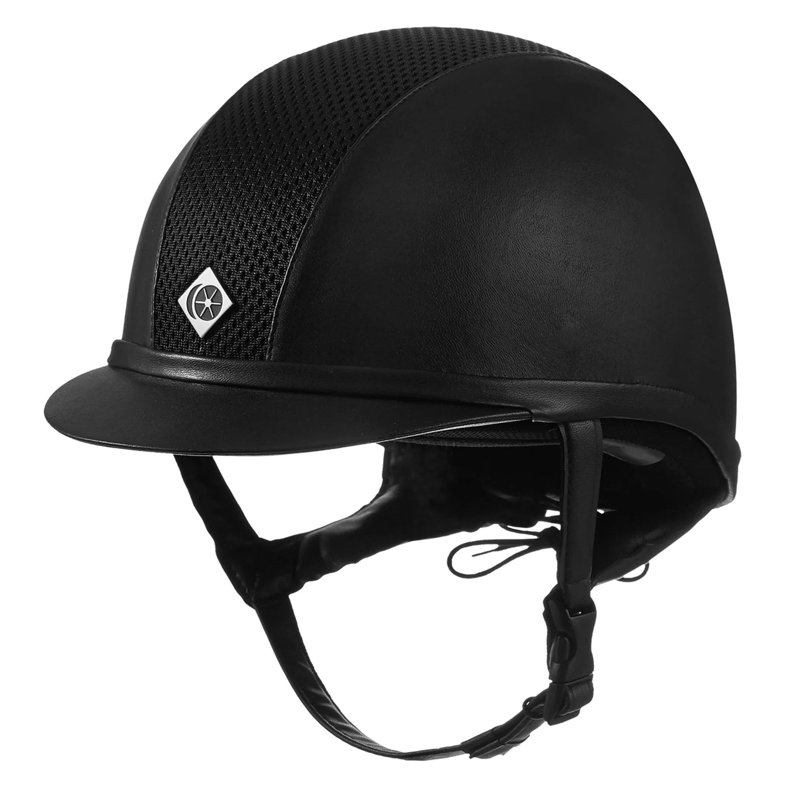 Charles Owen Ayr8 Plus Leather Look Liner System - Black - Nags Essentials