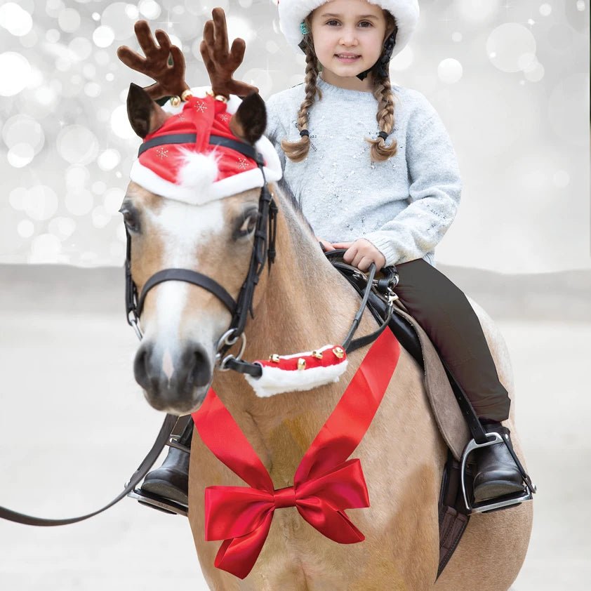 Christmas Horse Chest Bow - Nags Essentials