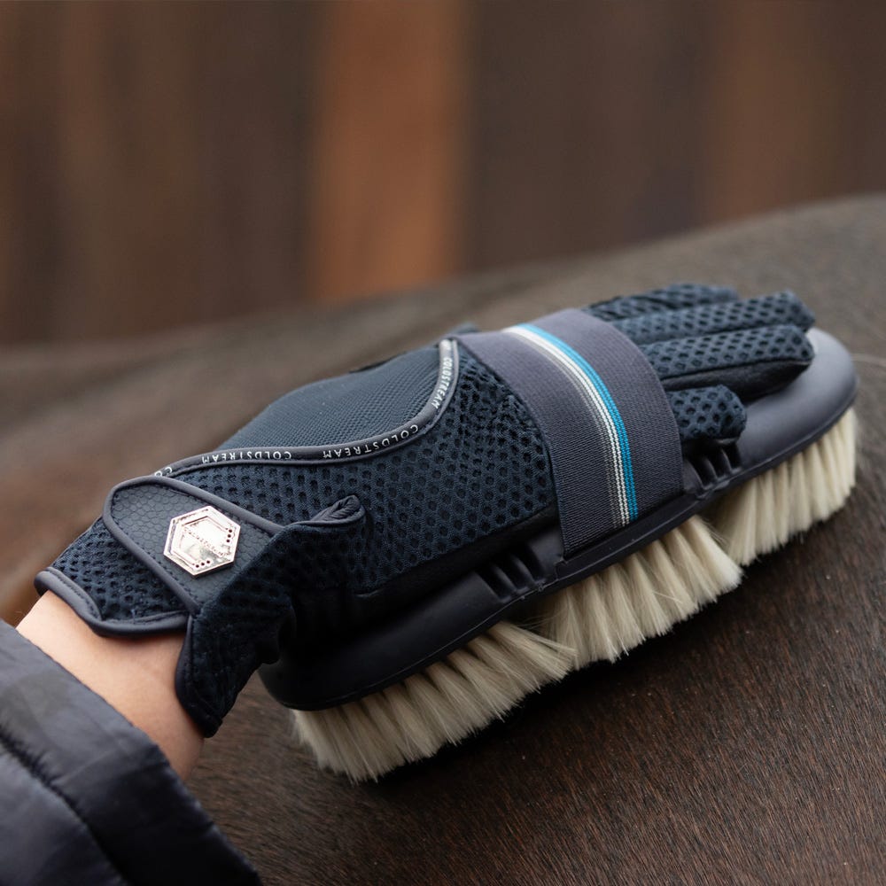 Coldstream Birkhill Bend Goat Hair Body Brush - Nags Essentials