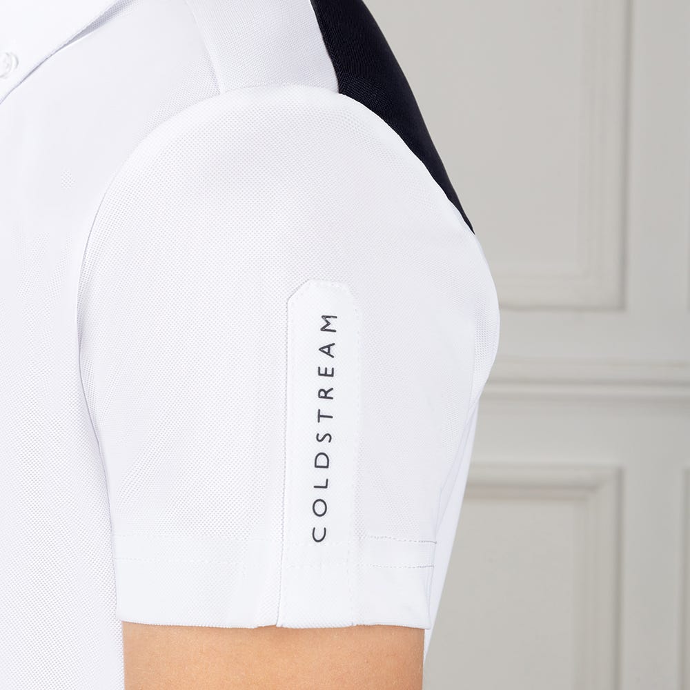 Coldstream Penston Boys Show Shirt White - Navy - Nags Essentials