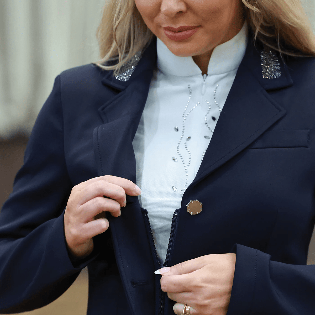 Crystal Cut-Away Dressage Competition Jacket - Nags Essentials