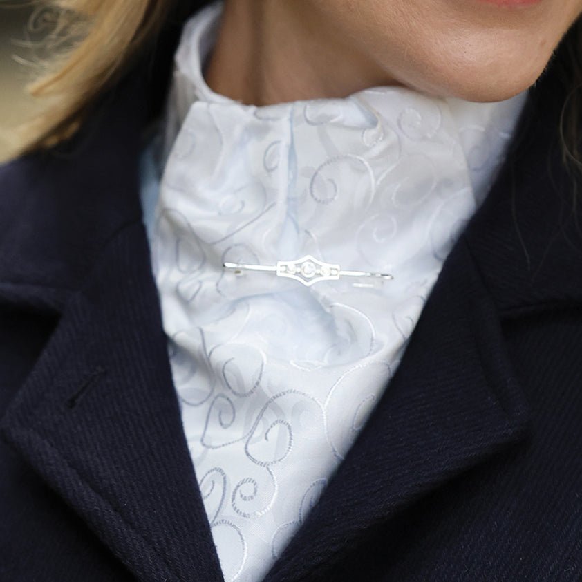 Deluxe Gatsby Stock Pin - Silver - Nags Essentials