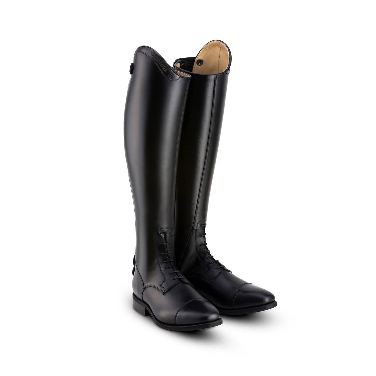 DeNiro Italo Black Field Leather Riding Boots - Medium Short (MC) - Nags Essentials