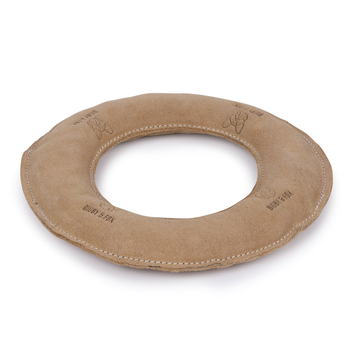 Digby &amp; Fox Leather Frisbee Dog Toy - Nags Essentials