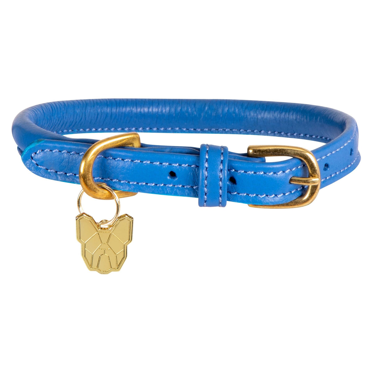 Digby & Fox Rolled Leather Dog Collar - Nags Essentials