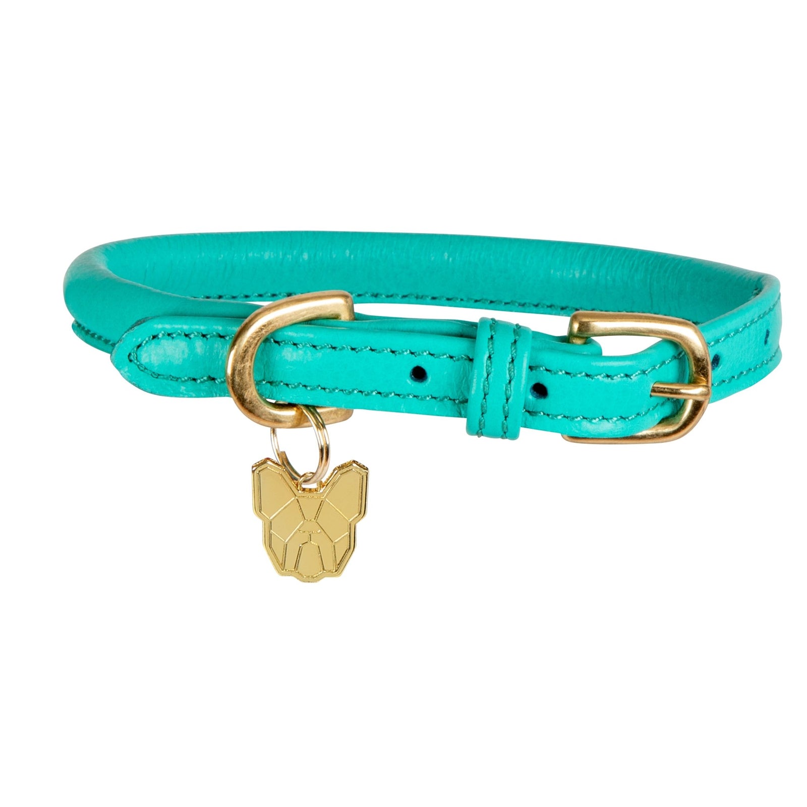 Digby & Fox Rolled Leather Dog Collar - Nags Essentials