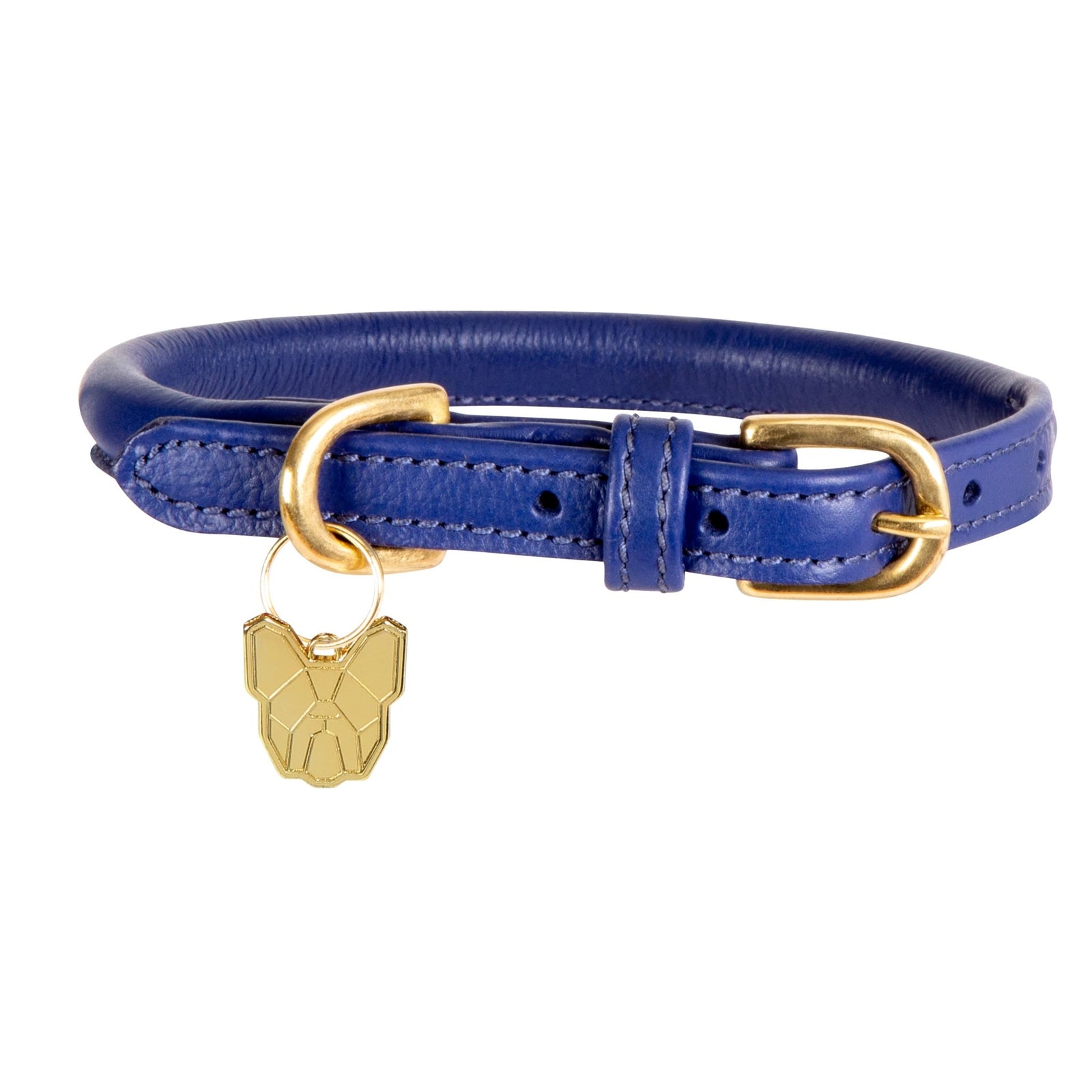 Digby & Fox Rolled Leather Dog Collar - Nags Essentials