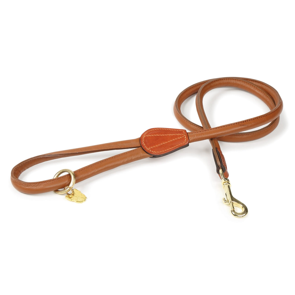 Digby & Fox Rolled Leather Dog Lead - Nags Essentials