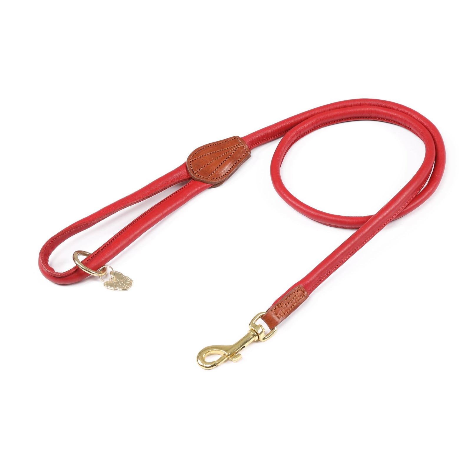 Digby & Fox Rolled Leather Dog Lead - Nags Essentials
