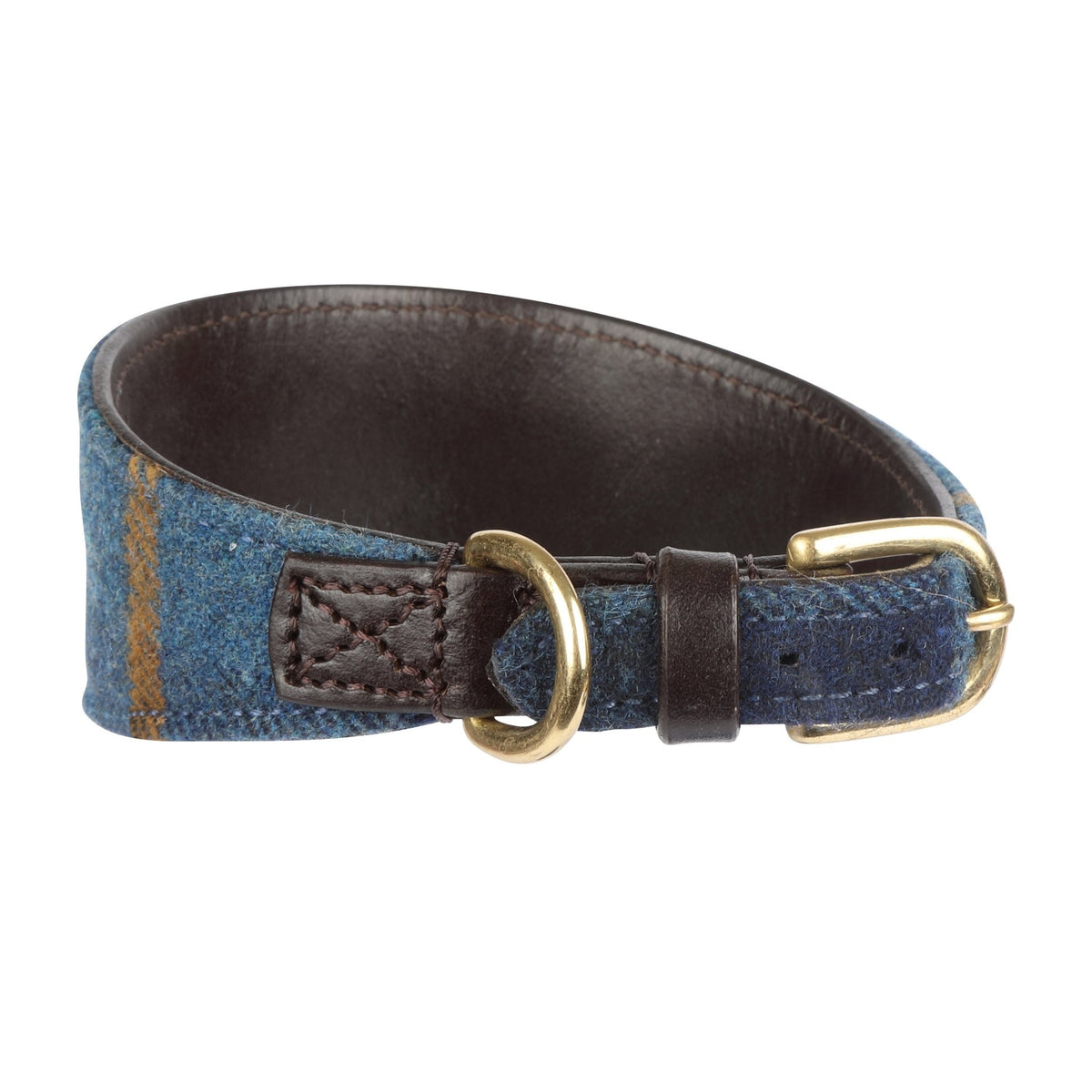 Digby &amp; Fox Tweed Greyhound Collar - Nags Essentials