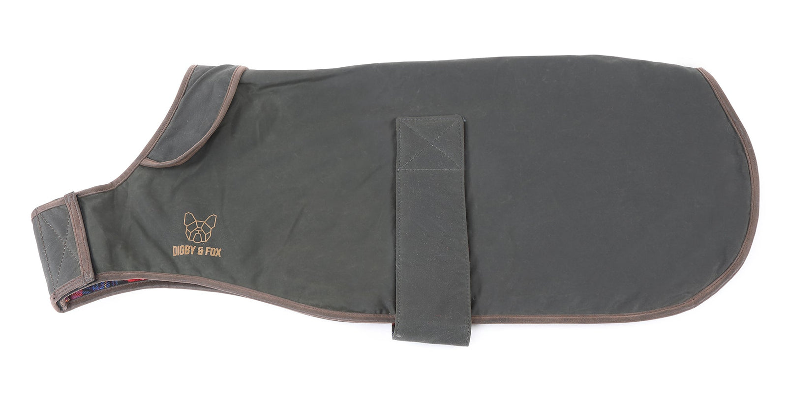 Digby & Fox Wax Greyhound Coat - Olive - Nags Essentials