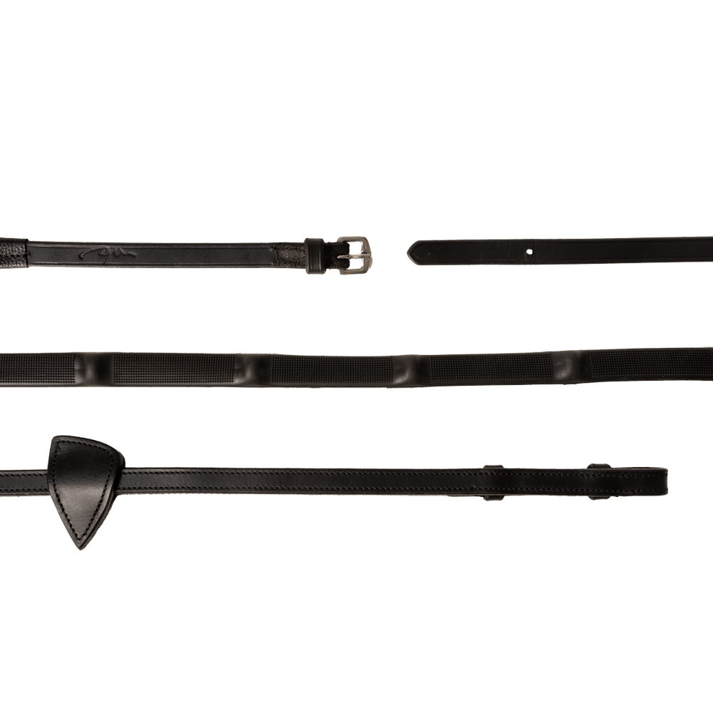 Dyon 1/2 Rubber Reins with 7 integrated Stops - Nags Essentials