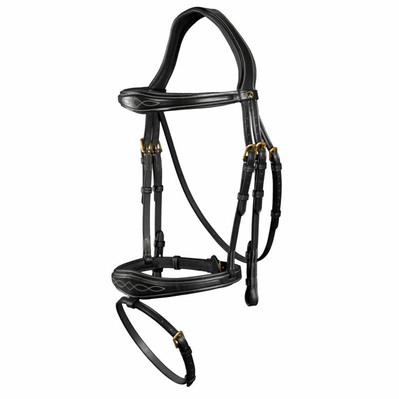 Dyon Collection Anatomic Flash Noseband Bridle - Nags Essentials