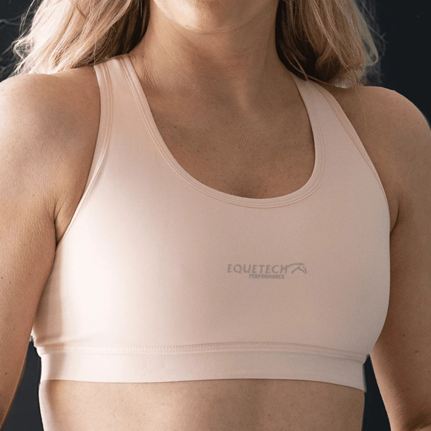 Equetech Performance Sports Bra - Nude