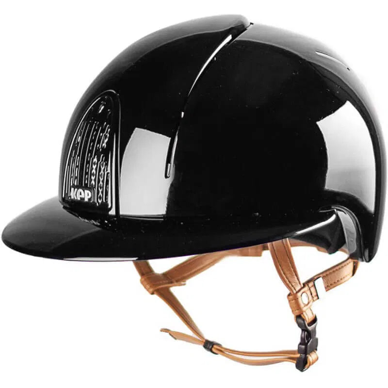 KEP Smart Polish Polo Peak -Black with Tan Harness