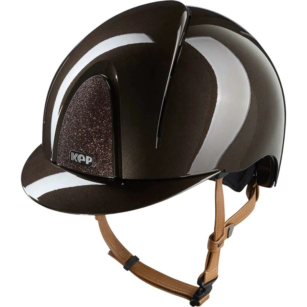 KEP Smart Nova Polish Brown with Brown Star Grill with Tan Harness Standard Peak