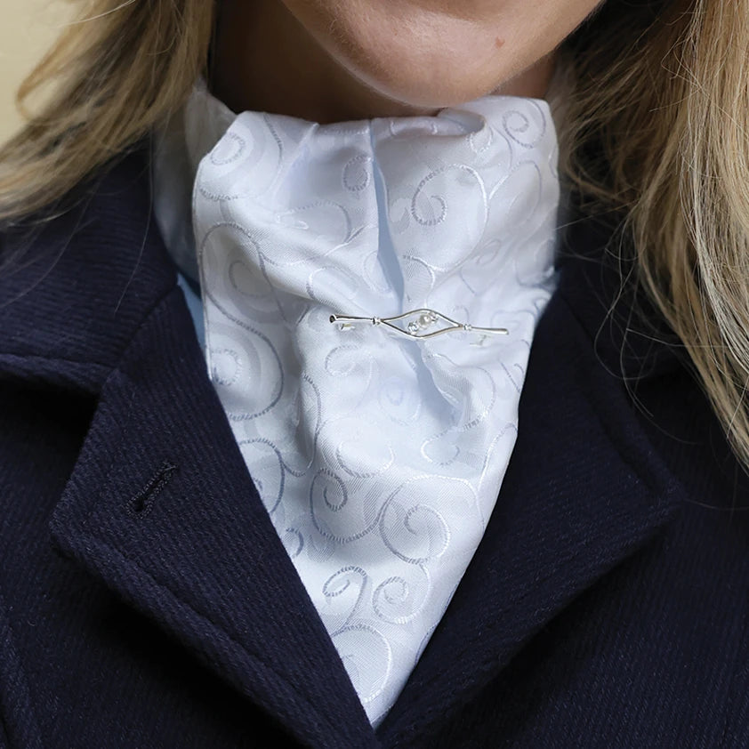 Deluxe Nouveau Stock Pin - Silver