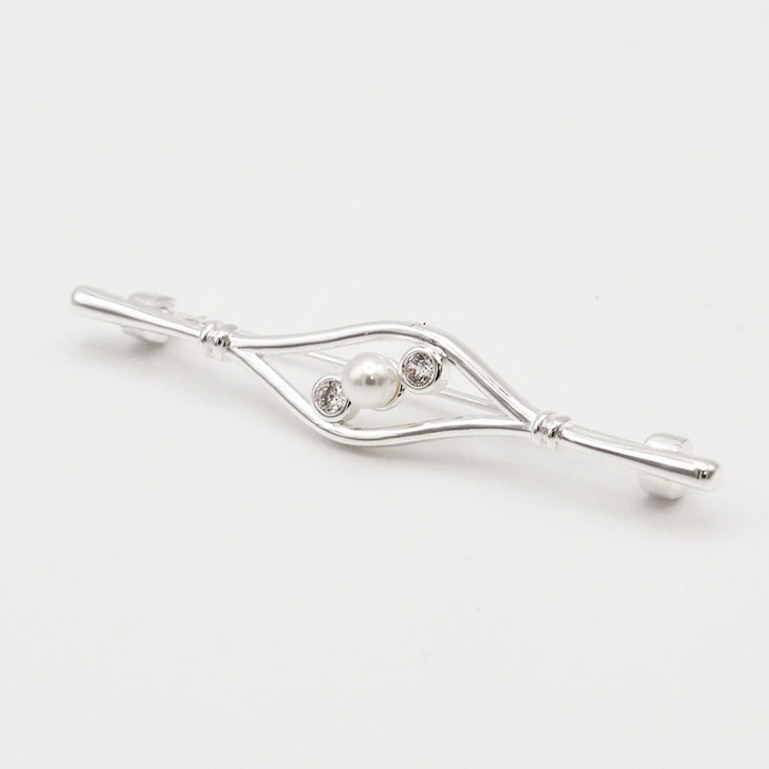Deluxe Nouveau Stock Pin - Silver