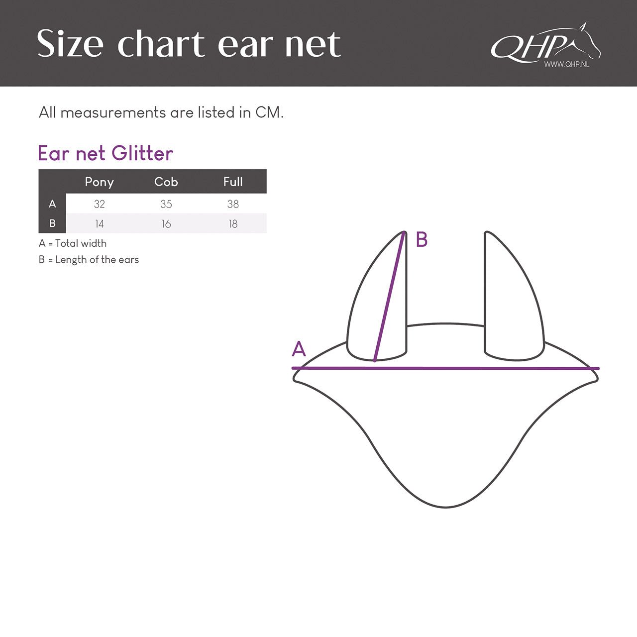 Ear veil Glitter - Nags Essentials