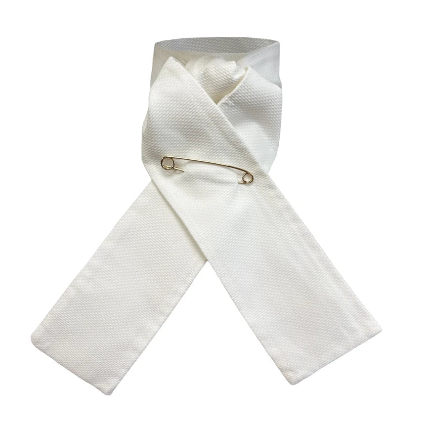 Equetech Marcella Cord Stock - White - Nags Essentials
