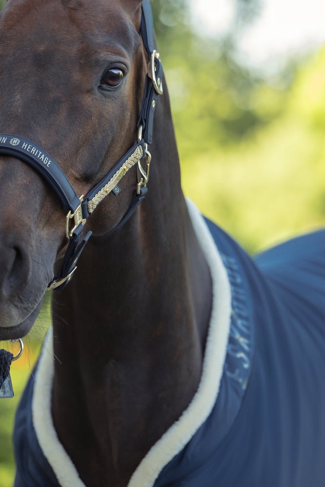 Eskadron Heritage Faux Leather Double Pin Headcollar - Nags Essentials